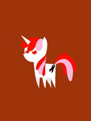 Size: 600x800 | Tagged: safe, oc, oc only, oc:righty tighty, female, frown, pointy ponies, worried