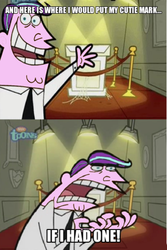 Size: 400x598 | Tagged: safe, starlight glimmer, g4, the cutie map, dialogue, if i had one, image macro, meme, the fairly oddparents, timmy's dad