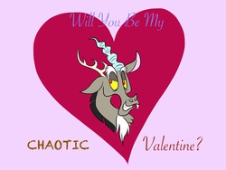 Size: 2048x1536 | Tagged: safe, discord, g4, heart, hearts and hooves day, male, solo, valentine's day