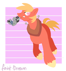 Size: 624x670 | Tagged: safe, artist:faint-dream, big macintosh, smarty pants, earth pony, pony, g4, male, stallion