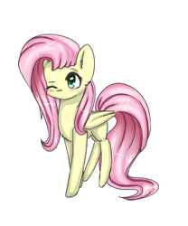 Size: 2000x2400 | Tagged: safe, artist:cocopony1001, fluttershy, g4, female, high res, solo