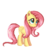 Size: 300x300 | Tagged: safe, artist:pixstral, fluttershy, g4, female, simple background, solo, transparent background