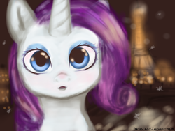 Size: 2048x1536 | Tagged: dead source, safe, artist:akivia-jones-404, rarity, pony, g4, female, paris, solo