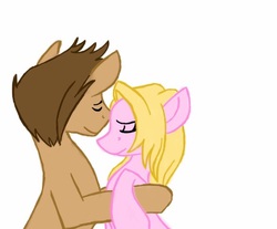 Size: 587x487 | Tagged: safe, doctor whooves, time turner, g4, ponified, ponified tenrose, rose tyler, shipping, tenrose, tenth doctor