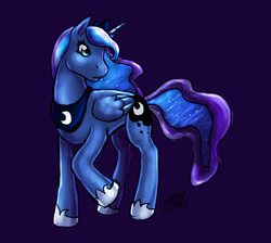 Size: 900x808 | Tagged: safe, artist:kiramoses, princess luna, g4, female, solo