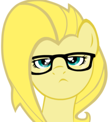 Size: 536x600 | Tagged: safe, artist:skrollz, oc, oc only, oc:psychoshy, fallout equestria, fallout equestria: project horizons, glasses, simple background, solo, transparent background, vector