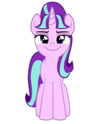 Size: 1381x1700 | Tagged: safe, artist:akakun, starlight glimmer, g4, the cutie map, antagonist, female, looking at you, s5 starlight, simple background, smug, smuglight glimmer, solo, transparent background, vector
