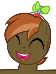 Size: 600x794 | Tagged: safe, button mash, earth pony, pony, g4, colt, eyes closed, foal, happy, hat, hug, male, open mouth, propeller hat, simple background, solo, transparent background, vector