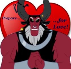 Size: 600x581 | Tagged: safe, lord tirek, g4, heart, hearts and hooves day, lasty's hearts, male, simple, simple background, solo, transparent background, valentine