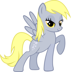 Size: 5933x6000 | Tagged: safe, artist:slb94, derpy hooves, pegasus, pony, g4, absurd resolution, bedroom eyes, female, looking at you, mare, rarity pose, simple background, solo, transparent background, vector