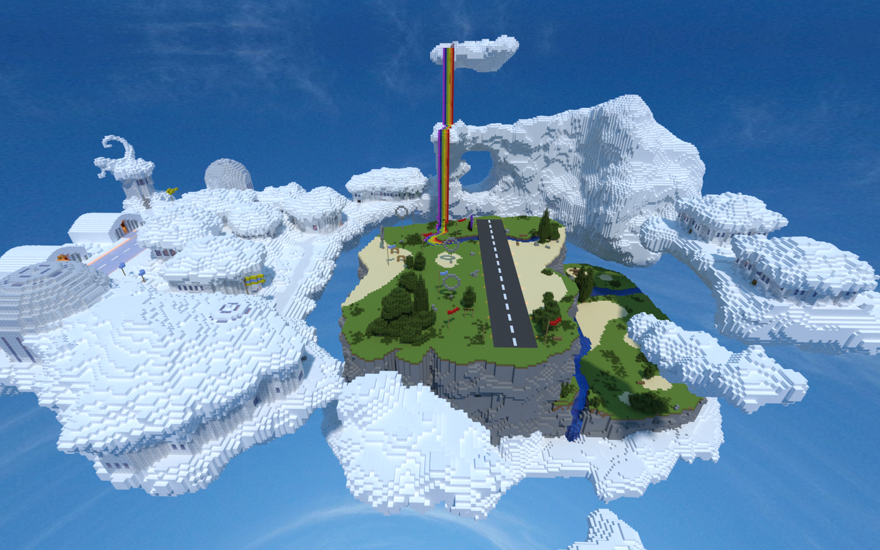 828698 Brohoofcom Cloud Floating Island Game Screencap