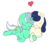 Size: 755x661 | Tagged: safe, artist:haretrinity, bon bon, lyra heartstrings, sweetie drops, earth pony, pony, g4, duo, female, lesbian, ship:lyrabon, shipping, simple background, transparent background