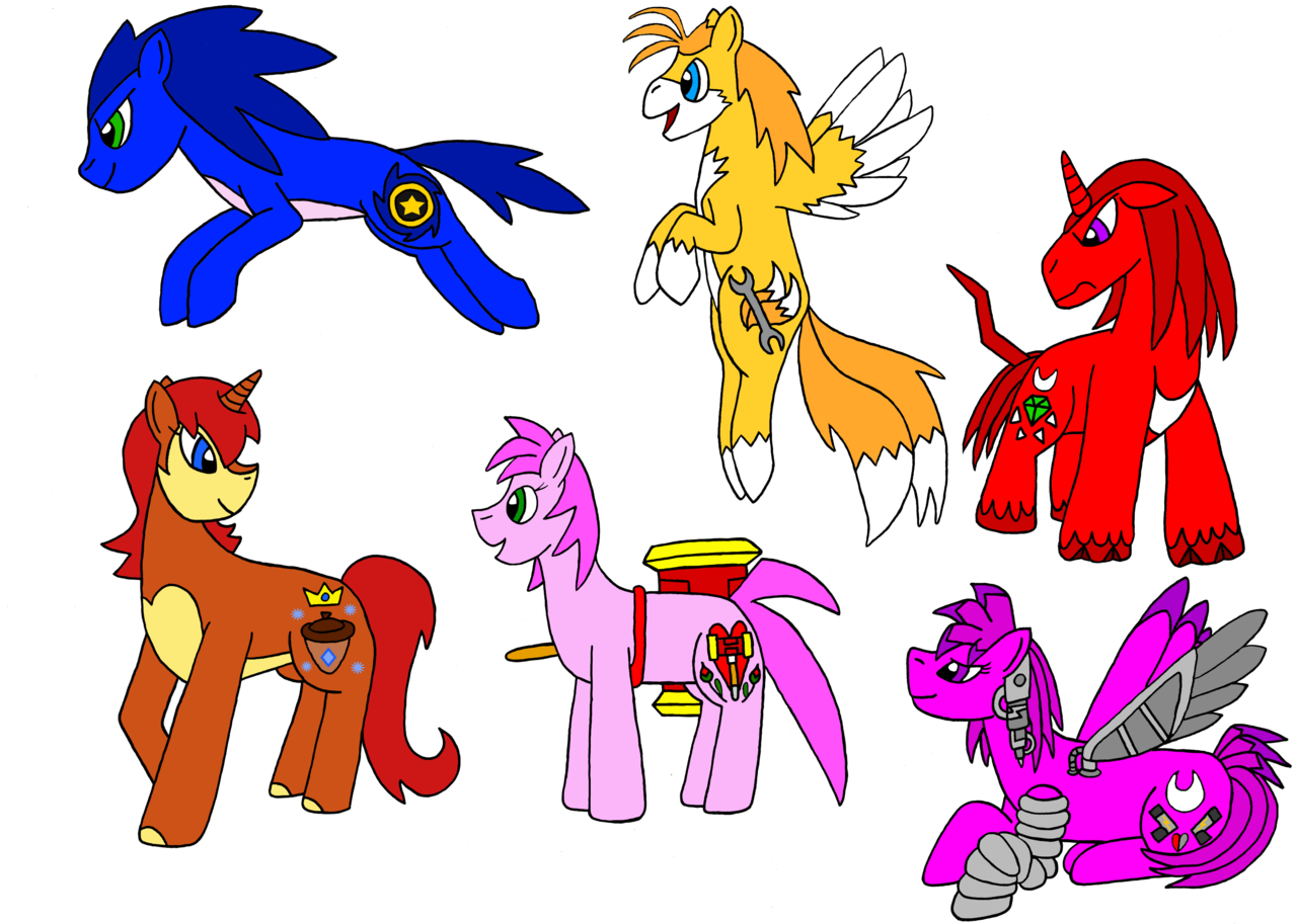 julie-su, knuckles the echidna, male, miles &quot;tails&quot; prower, ponif...