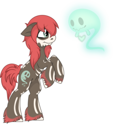 Size: 3020x3319 | Tagged: safe, artist:daydreamsyndrom, oc, oc only, earth pony, ghost, pony, high res, simple background, solo, transparent background