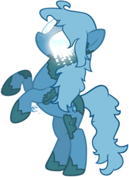 Size: 3000x4123 | Tagged: safe, artist:scourge707, oc, oc only, earth pony, original species, pony, digital art, simple background, solo, transparent background