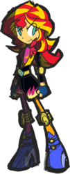 Size: 220x542 | Tagged: safe, artist:rvceric, sunset shimmer, equestria girls, g4, my little pony equestria girls: friendship games, female, simple background, solo, transparent background