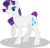 Size: 8000x7606 | Tagged: safe, artist:lisa400, rarity, g4, .svg available, absurd resolution, raised hoof, raised tail, simple background, smiling, transparent background, vector, wink