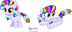 Size: 8520x3883 | Tagged: safe, artist:meganlovesangrybirds, oc, oc only, oc:colour spell, female, filly, simple background, solo, transparent background, vector, younger