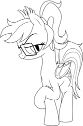 Size: 512x771 | Tagged: safe, artist:stoic5, oc, oc only, oc:mosina, bat pony, pony, glasses, sketch, solo