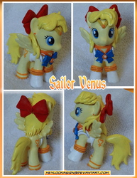 Size: 3400x4400 | Tagged: safe, artist:heylookasign, aino minako, brushable, customized toy, sailor moon (series), sailor venus, toy