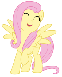 Size: 5000x6180 | Tagged: safe, artist:crimson, fluttershy, pegasus, pony, filli vanilli, g4, ^^, absurd resolution, eyes closed, female, flutterguy, mare, simple background, solo, spread wings, transparent background, vector, wings