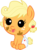 Size: 3000x4035 | Tagged: safe, artist:pilot231, applejack, g4, :p, :t, baby, babyjack, cute, diaper, dirty, female, foal, simple background, sitting, smiling, solo, tongue out, transparent background, vector