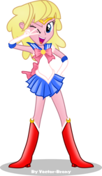 Size: 3196x5480 | Tagged: safe, artist:vector-brony, oc, oc only, oc:sweetie bloom, equestria girls, g4, crossover, sailor moon (series), simple background, solo, transparent background, vector