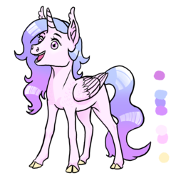 Size: 1522x1541 | Tagged: safe, artist:ackryllis, oc, oc only, alicorn, classical unicorn, pony, alicorn oc, horn, leonine tail, solo