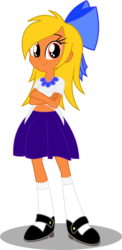 Size: 3131x6408 | Tagged: safe, artist:bigdream64, oc, oc only, oc:prarie dawn, equestria girls, g4, bow, solo