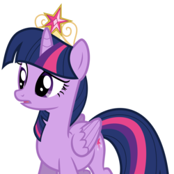 Size: 8914x8914 | Tagged: safe, artist:decprincess, twilight sparkle, alicorn, pony, g4, absurd resolution, big crown thingy, female, mare, simple background, solo, transparent background, twilight sparkle (alicorn), vector