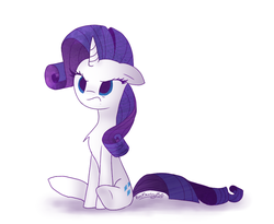 Size: 818x672 | Tagged: safe, artist:frostsentry150, rarity, g4, female, solo, unamused