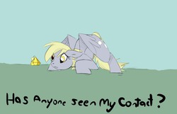 Size: 700x450 | Tagged: artist needed, safe, derpy hooves, pegasus, pony, g4, artifact, contact lens, female, gem, mare, solo