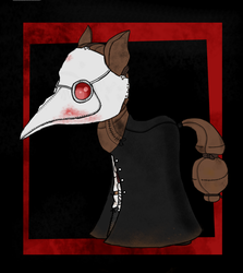 Size: 2070x2322 | Tagged: safe, pony, doctor, high res, plague, plague doctor, plague doctor mask, renissance, solo