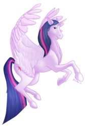 Size: 612x911 | Tagged: safe, artist:kiasha, twilight sparkle, alicorn, pony, g4, female, mare, realistic, solo, twilight sparkle (alicorn)