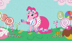 Size: 1600x900 | Tagged: safe, artist:shelltoon, pinkie pie, earth pony, pony, g4, clothes, dress, female, gala dress, mare, solo