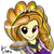 Size: 800x800 | Tagged: safe, artist:jasinator, adagio dazzle, equestria girls, g4, female, pie, solo