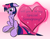 Size: 1128x869 | Tagged: safe, artist:narbarnar, twilight sparkle, pony, g4, female, solo, special somepony, valentine's day