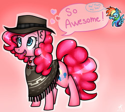 Size: 2000x1800 | Tagged: safe, artist:monnarcha, pinkie pie, rainbow dash, pony, g4, so awesome