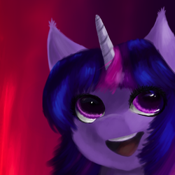 Size: 894x894 | Tagged: safe, artist:knighttyrin, twilight sparkle, pony, g4, female, solo