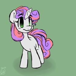 Size: 1100x1100 | Tagged: safe, artist:tomongo, sweetie belle, pony, g4, female, solo