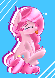 Size: 2111x3000 | Tagged: safe, artist:sugarrush015, part of a set, pinkie pie, g4, female, high res, solo, tongue out