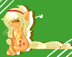 Size: 1717x1365 | Tagged: safe, artist:sugarrush015, part of a set, applejack, g4, female, solo