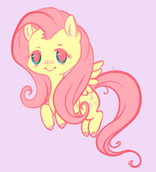 Size: 1544x1700 | Tagged: safe, artist:chainsawteaparty, fluttershy, g4, chibi, female, solo