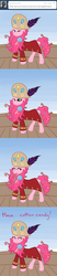 Size: 500x2400 | Tagged: safe, artist:alipes, pinkie pie, earth pony, pony, ask pinkie pierate, g4, ask, beard, clothes, comic, female, hat, mare, pirate, solo, tumblr