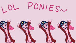 Size: 900x510 | Tagged: safe, artist:alipes, pinkie pie, pony, ask pinkie pierate, g4, animated, ask, bipedal, clothes, female, hat, lazytown, pirate, self ponidox, solo, tumblr, you are a pirate