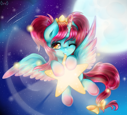 Size: 2200x2000 | Tagged: safe, artist:thetarkaana, oc, oc only, oc:empress lace, alicorn, pony, alicorn oc, crown, high res, jewelry, regalia, solo, stars