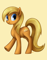 Size: 682x877 | Tagged: safe, artist:mn27, apple cobbler, earth pony, pony, g4, apple family member, cute, female, mare, smiling, solo