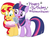 Size: 800x600 | Tagged: safe, artist:dm29, sunset shimmer, twilight sparkle, alicorn, pony, unicorn, g4, cake, cute, duo, happy birthday, julian yeo is trying to murder us, microphone, rebecca shoichet, shimmerbetes, singing, twiabetes, twilight sparkle (alicorn), voice actor joke