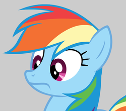 Size: 808x715 | Tagged: safe, artist:themightyshizam, rainbow dash, g4, female, simple background, solo, vector