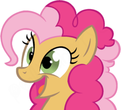 Size: 791x722 | Tagged: safe, artist:ashidaii, oc, oc only, oc:silly string, happy, offspring, parent:cheese sandwich, parent:pinkie pie, parents:cheesepie, smiling, solo